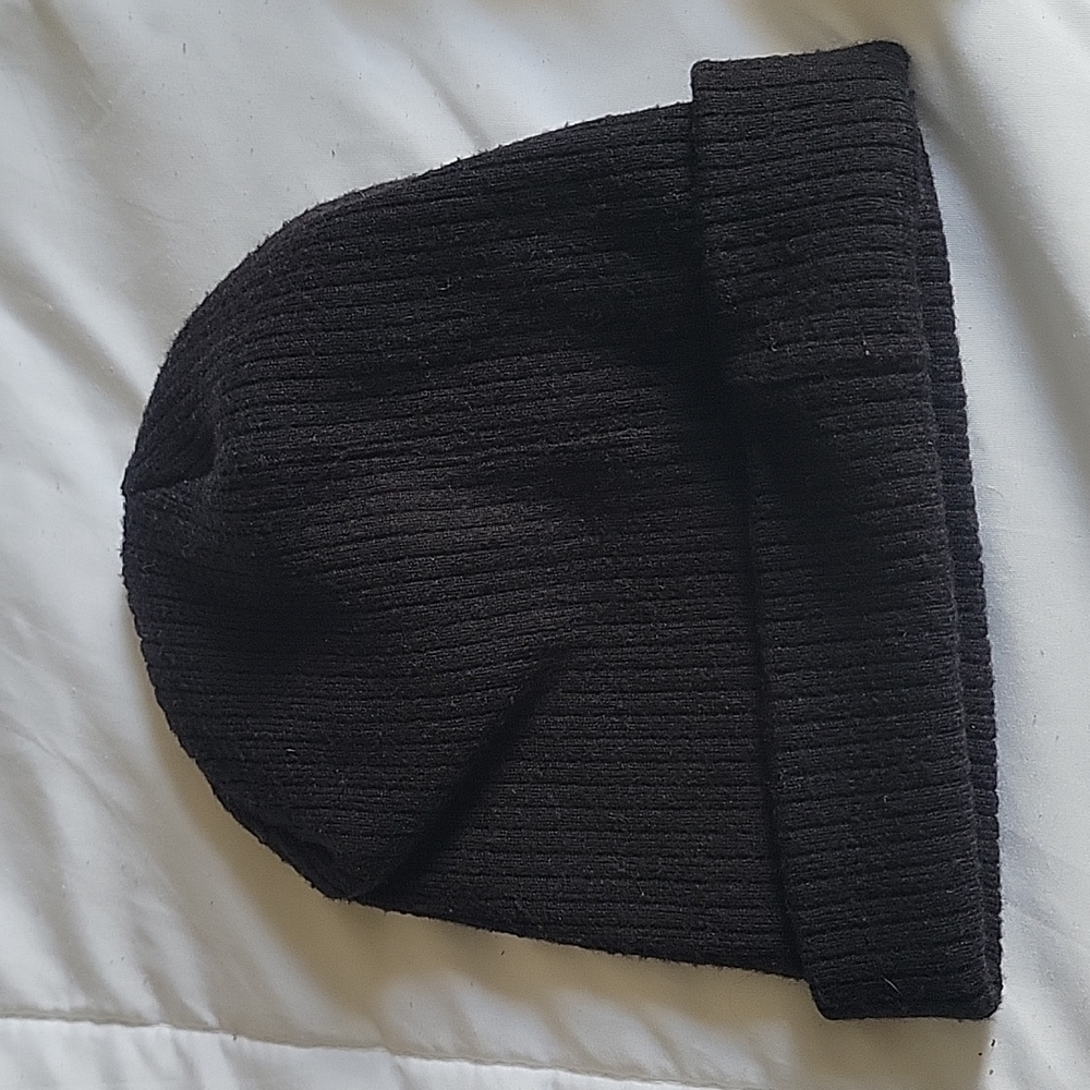 Black winter hat